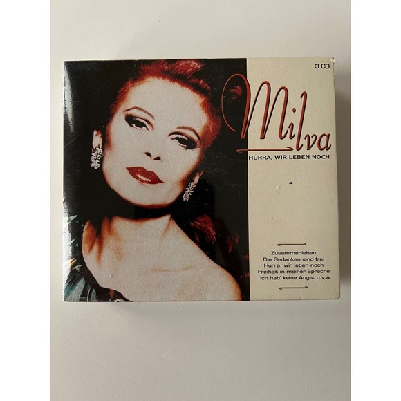 Milva Hurra Wir Leben Noch 3 CD Set NEW SEALED Polydor 2000 549 140-2 Import - Picture 1 of 4